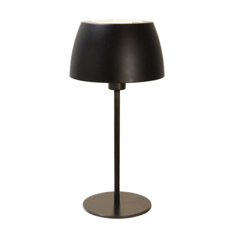 Lampara De Mesa D24X48Cm Bombe Metal Negro