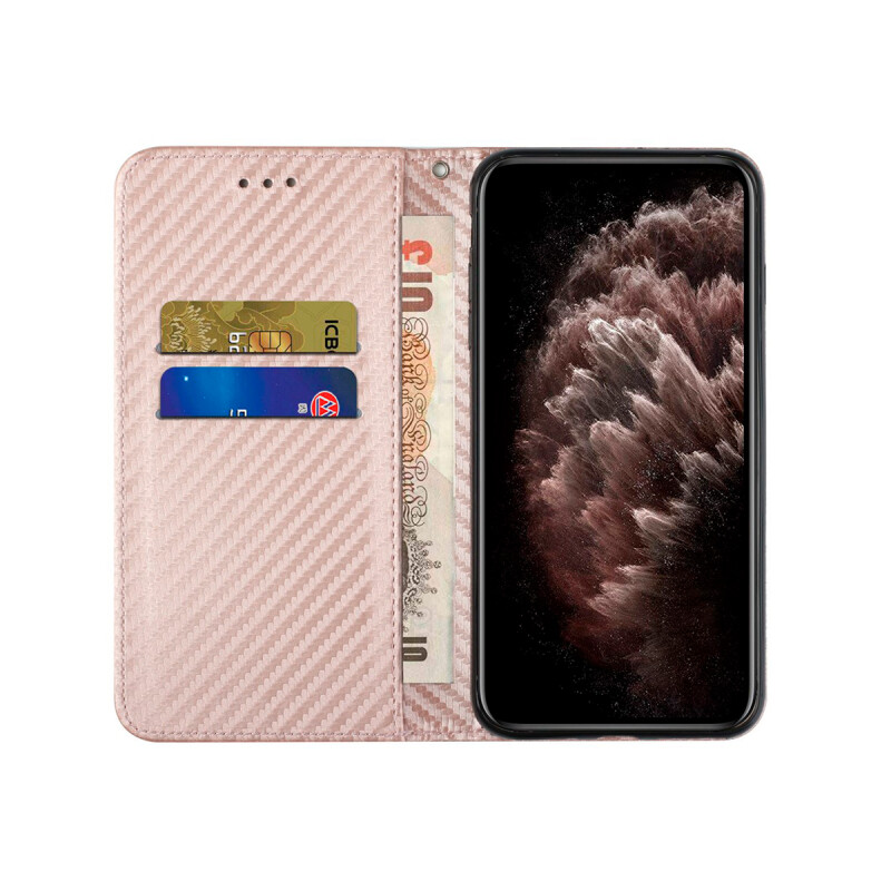 Flip cover para Xiaomi 14T texturado color rosa Flip Cover Para Xiaomi 14t Texturado Color Rosa