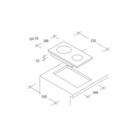Anafe Vitrocéramico Dos Zonas Candy CDH30 Anafe Vitrocéramico Dos Zonas Candy CDH30