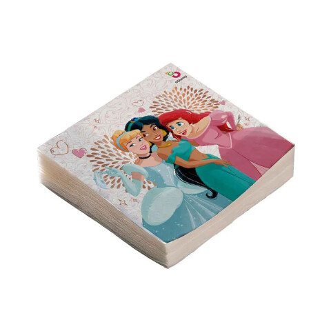 Cotillón Servilletas Impresas x 20 Princesas Disney U