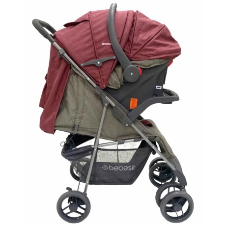 Coche de bebé Travel System Bebesit Sevilla de 0 a 36 meses Rosa