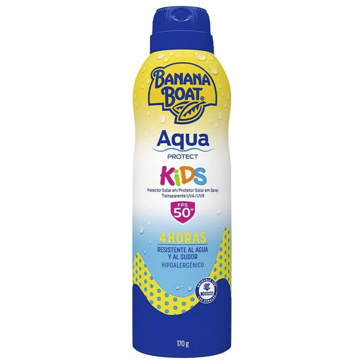 Protector Solar en Spray Banana Boat Kids 4 horas FPS50+ 170gr 