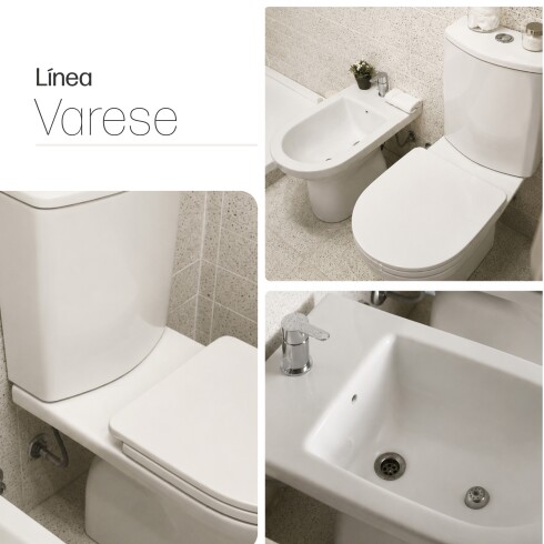 Juego De Inodoro, Mochila Y Bidet. Ferrum Linea Varese 000