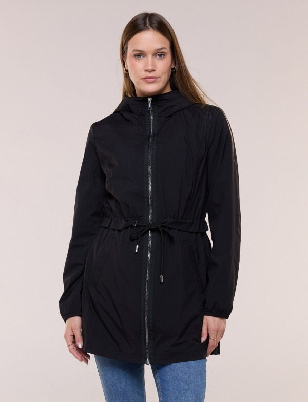 Campera Liviana Con Capucha NEGRO