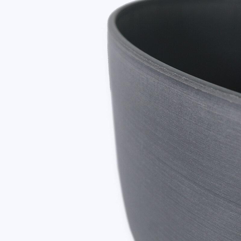 MACETERO PLAST GRIS 28X25CM Unica