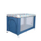 Corral Para Bebe Con Ruedas Desmontable Azul Celeste