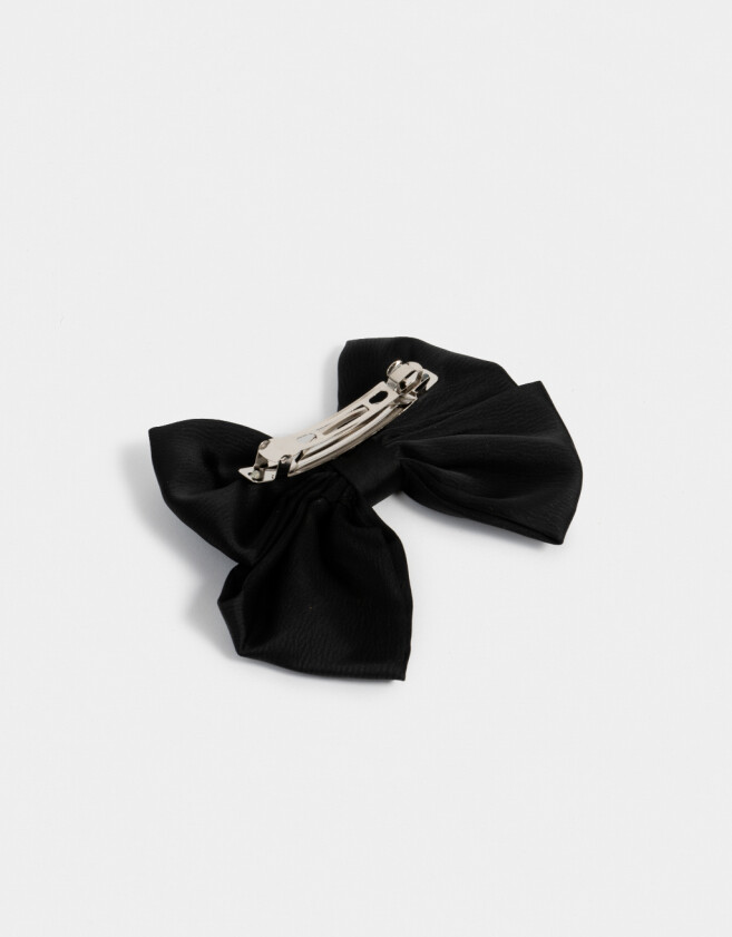 Hebillas Francesas Classic Hebilla Con Moño - Negro
