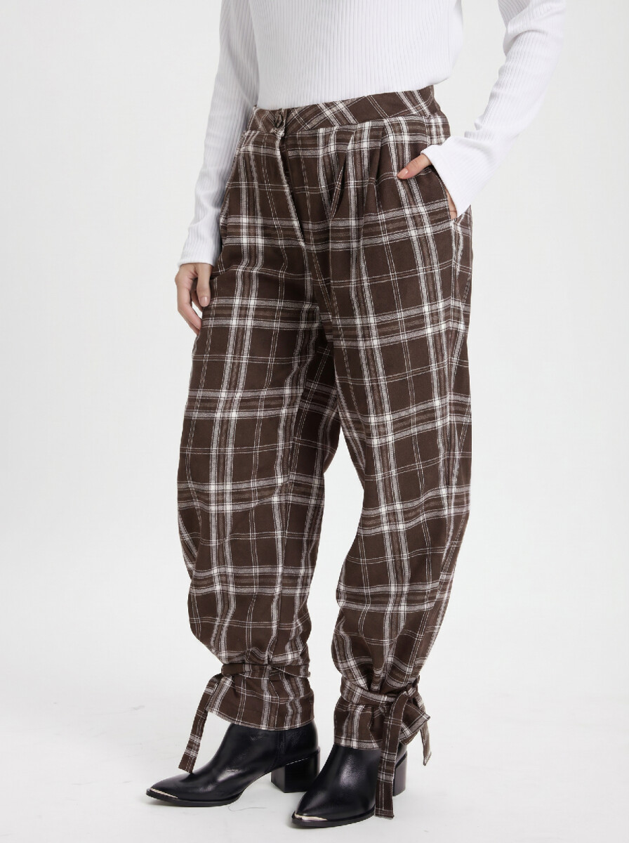 Pantalon Ter - Marron/Crudo 