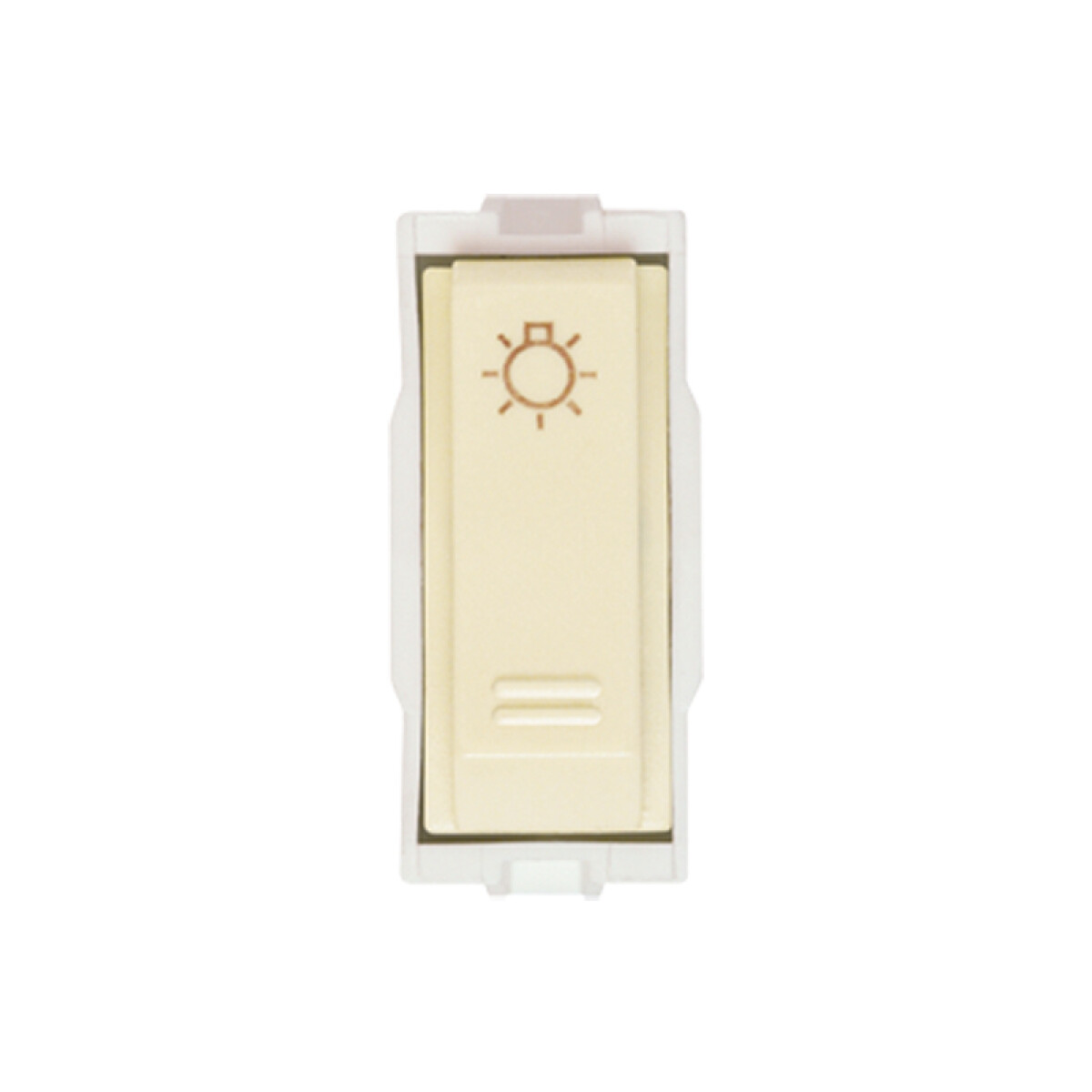 Módulo pulsador para luz - Visione marfil - C52308 