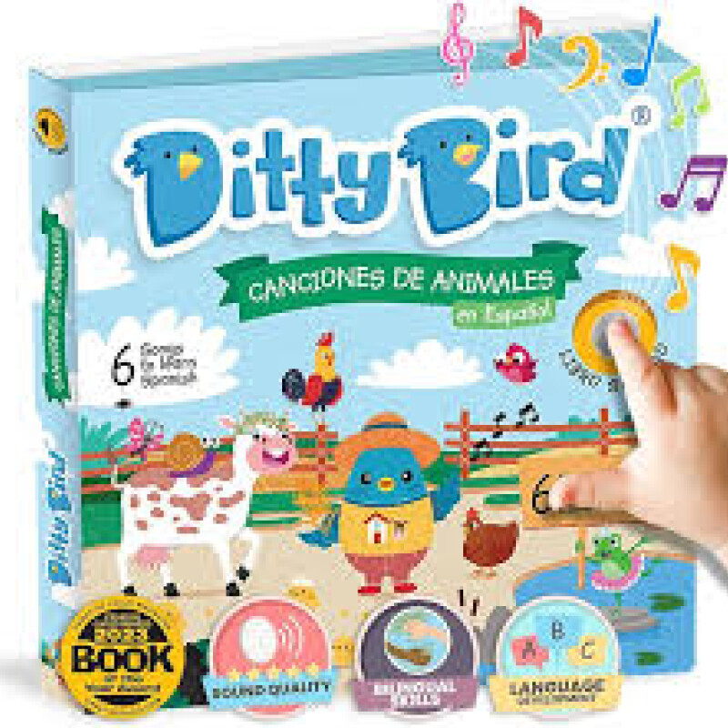 Libro Musical infantil Farm animal sounds