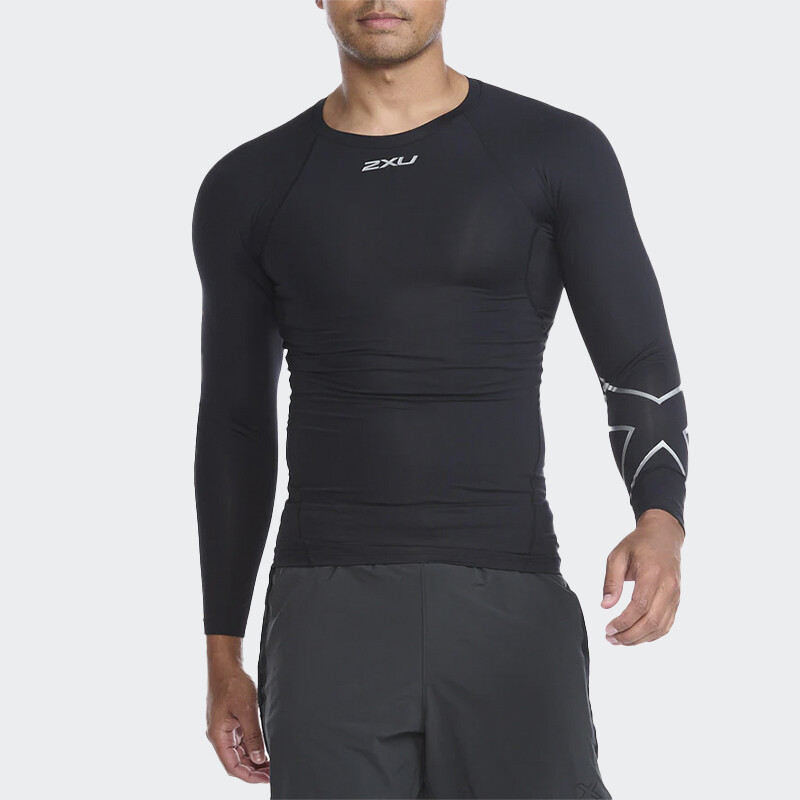 Remera 2XU Core Compression Long Sleeve Negro