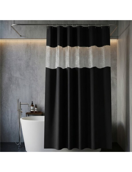 CORTINA DE BAÑO LISA C/GANCHOS 180x180CM GRIS CORTINA DE BAÑO LISA C/GANCHOS 180x180CM GRIS