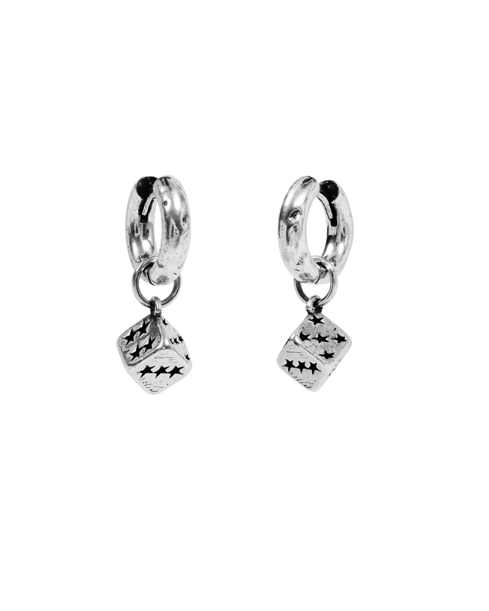 Twojeys Dice Earrings Plata 