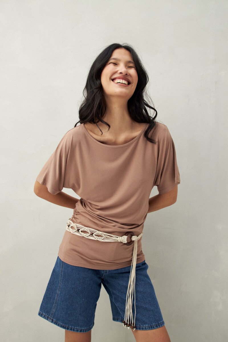 REMERA BINDER Visón