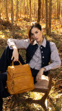 MOCHILA ANCONA MOSTAZA