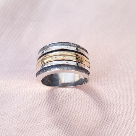 Anillo Iris - Plata y Oro Anillo Iris - Plata y Oro