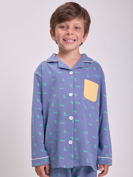 Conjunto pijama Azul