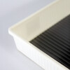 BADEJA RECT PLAST BLANCO 25X17X5CM Unica