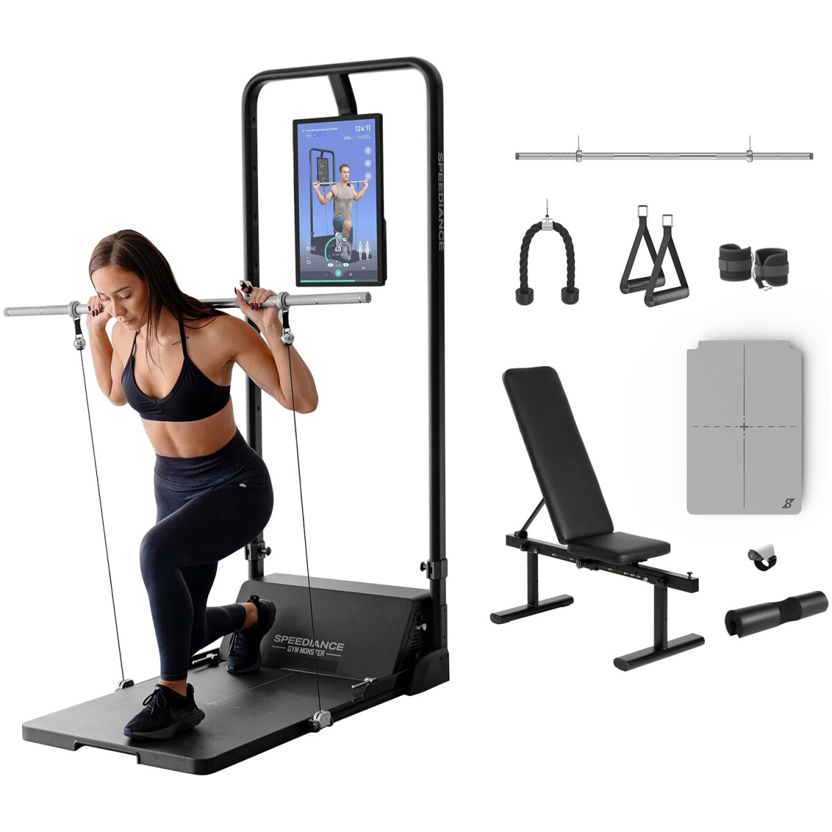 Máquina Gym Monster + Banco Plegable Speediance - GYM MONSTER + BANCO SPEEDIANCE 