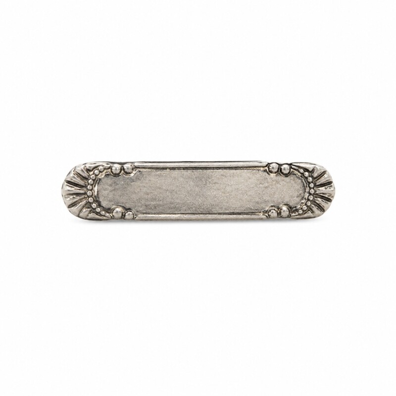 Prendedor rectangular - Plata 925 - PRE000054 sinpiedra