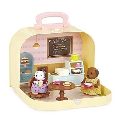 set de espacios divertidos Juego de Pasteleria con maleta de viaje