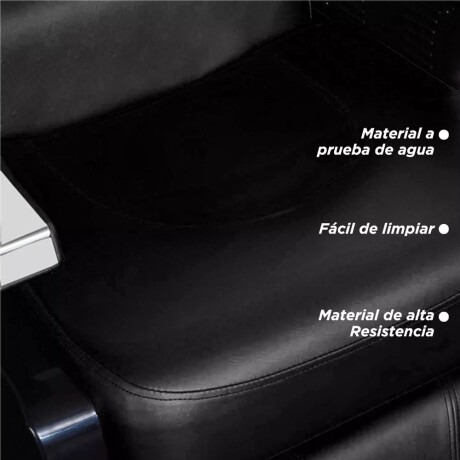 Silla Sillón Peluquería Barbería Salón Reclinable Hidráulico Negro