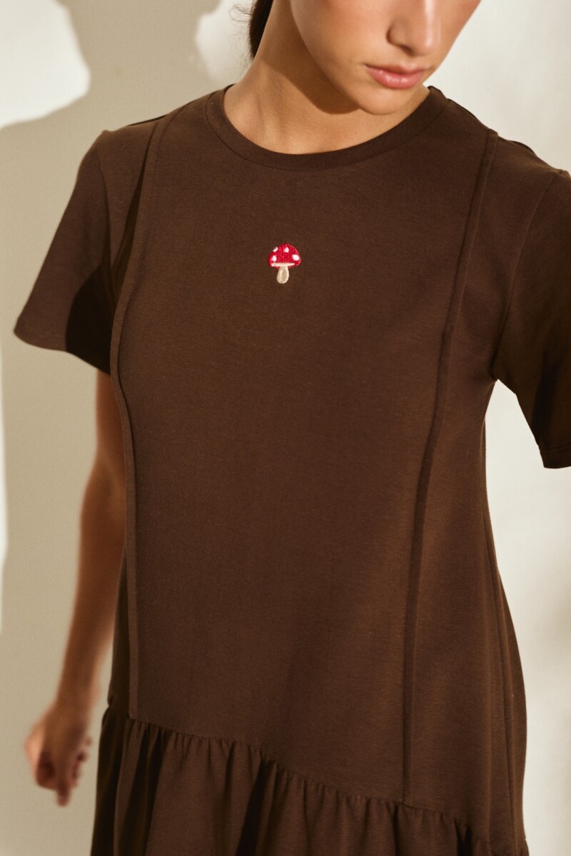 VESTIDO COTTON SIERRA Pre Venta Chocolate