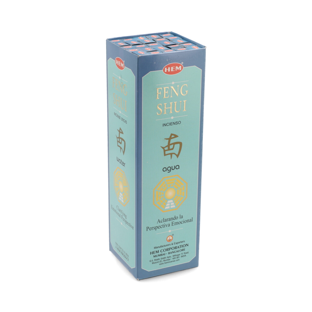 INCIENSO HEM CAJA DE CARBÓN X25 - Feng Shui Agua 