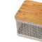 Organizador Rejilla M | Tapa Bambú Beige