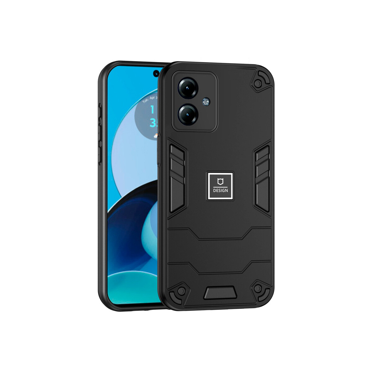 Protector para Motorola Moto G14 reforzado color negro 