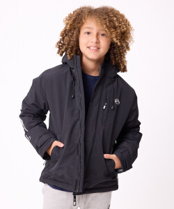 CAMPERA BANDUM TEEN RUSTY Negro