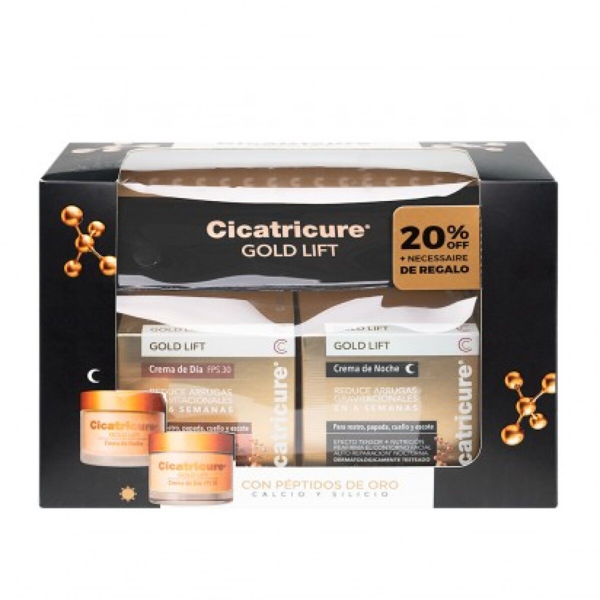 Cicatricure Gold Lift Día y Noche 50ml – Tratamiento Antiarrugas Completo 