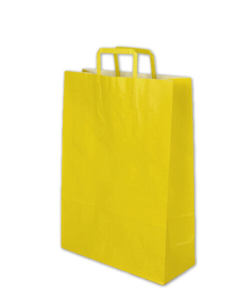 Bolsa lisa acuario 30x12x41 cm AMARILLO