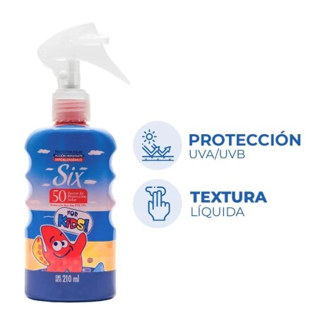 Protector Solar Six para Niños 50FPS 210ML 001