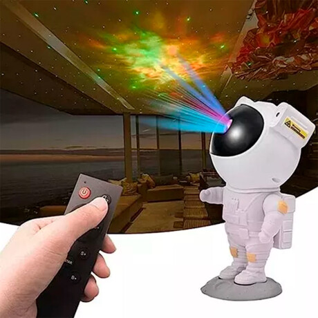 Lámpara Veladora Proyector Láser Astronauta 001
