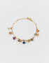 Pulseras Flexibles Con flores Pulsera Con Flores - Dorado