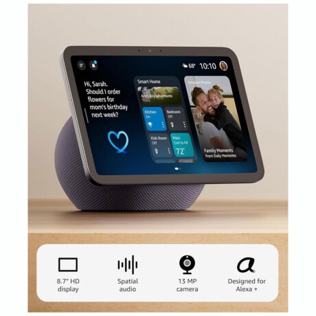 AMAZON ECHO SHOW 8 ALEXA 8,7' HD AMAZON Echo Show 8 8,7' HD Con Alexa Pantalla Inteligente - Glacier White