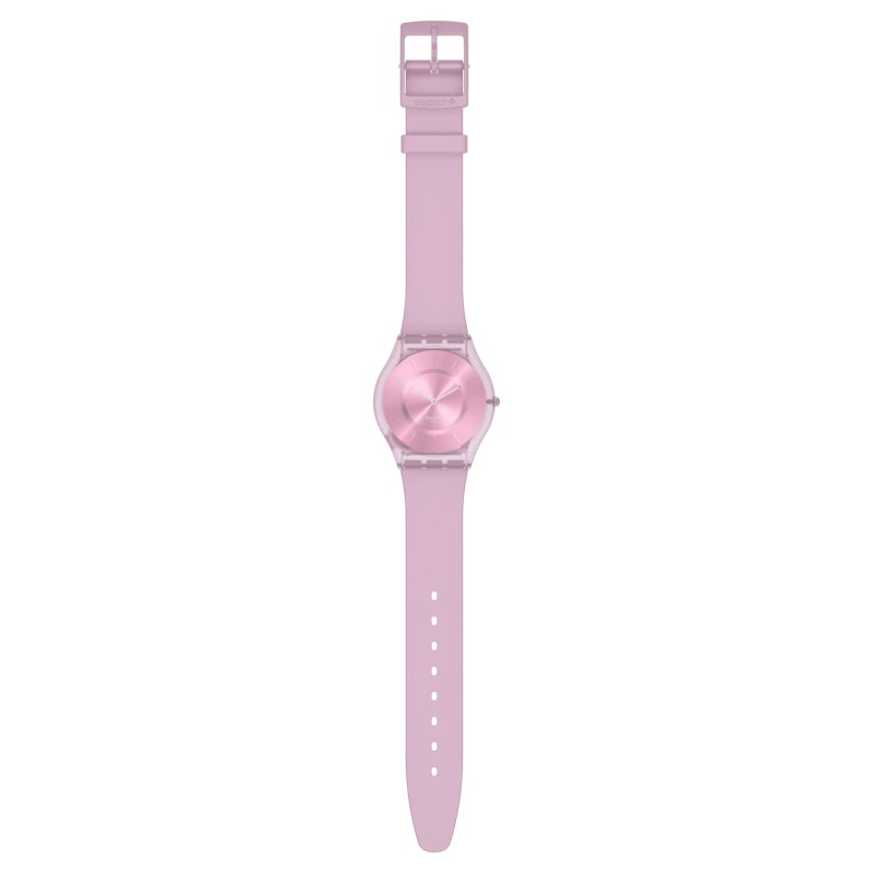 Reloj Swatch Sweet Pink SS08V100 de silicona rosa para mujer Reloj Swatch Sweet Pink Ss08v100 De Silicona Rosa Para Mujer