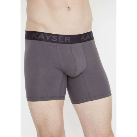 93-400 boxer largo liso Gris oscuro