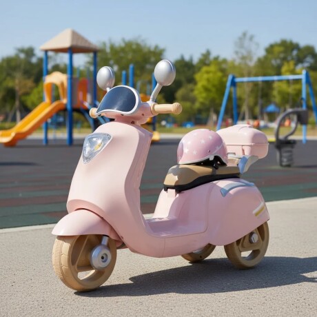 Moto Scooter a Batería Lumax Infantil Scooby Rosa