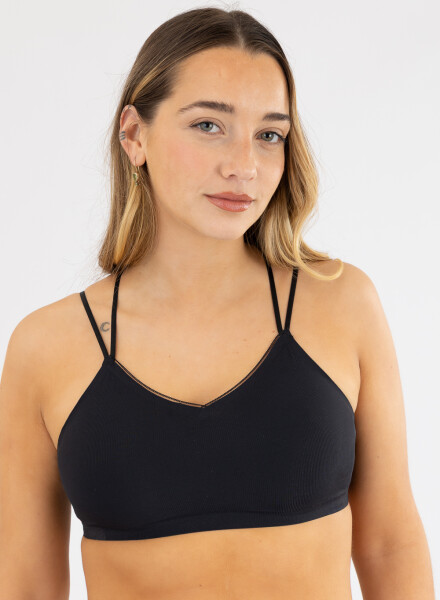Top bretel fino 8822 Negro