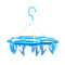 Tender Plastico Colgante 18 Broches Organizador Perchero Color azul