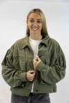Campera Pana Princess Verde