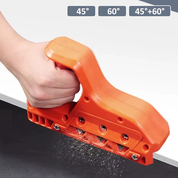 Cortador De Bordes Para Placas De Yeso Madera De 60 Biselado Color Naranja
