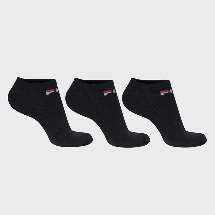 MEDIAS TRIPACK UNISEX CAÑO CORTO 39-43 FILA NEGRO MEDIAS TRIPACK UNISEX CAÑO CORTO 39-43 FILA NEGRO