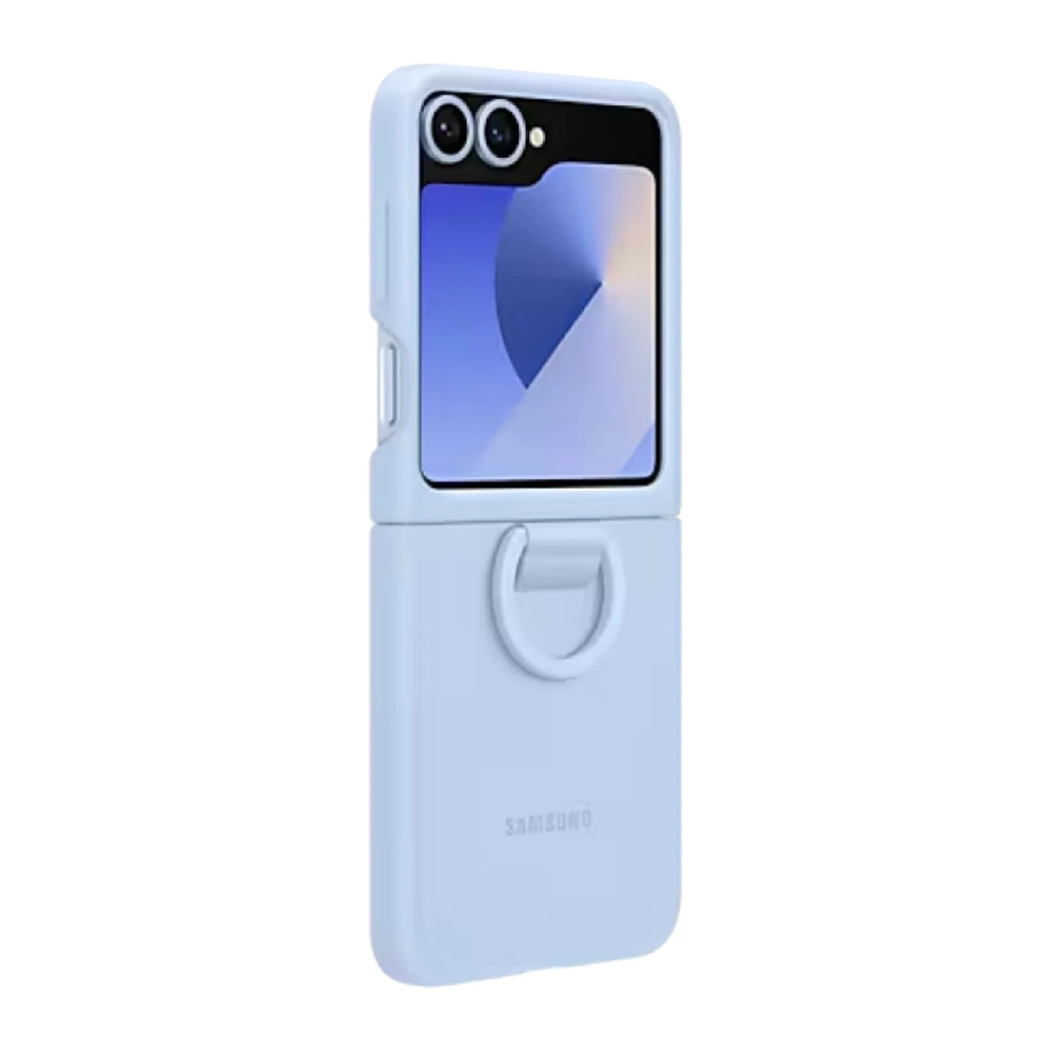 Funda Samsung Silicone Case con Anillo para Galaxy Z Flip6