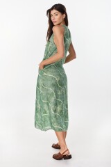 Vestido Duck Estampa Verde