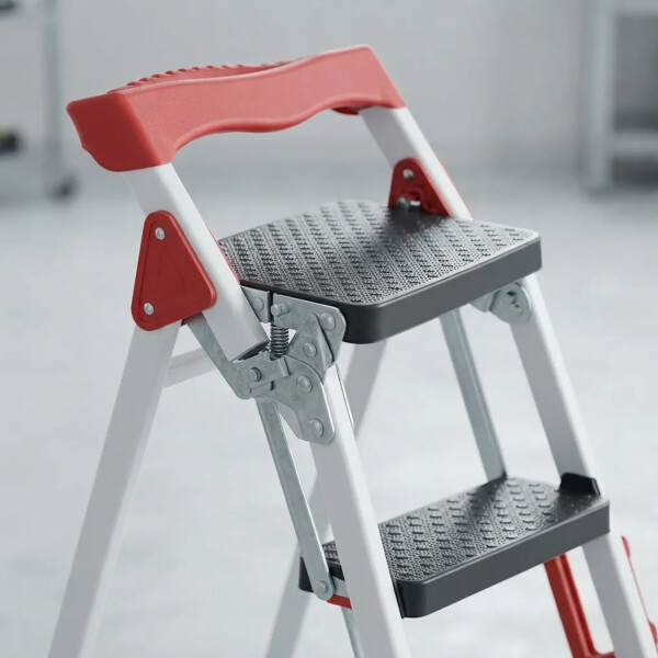 Escalera Metálica Plegable 4+1 Con Plataforma Zln1659 ESCALERA ZILAN ZLN1659
