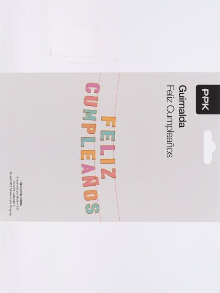 GUIRNALDA FELIZ CUMPLEAÑOS MULTICOLOR