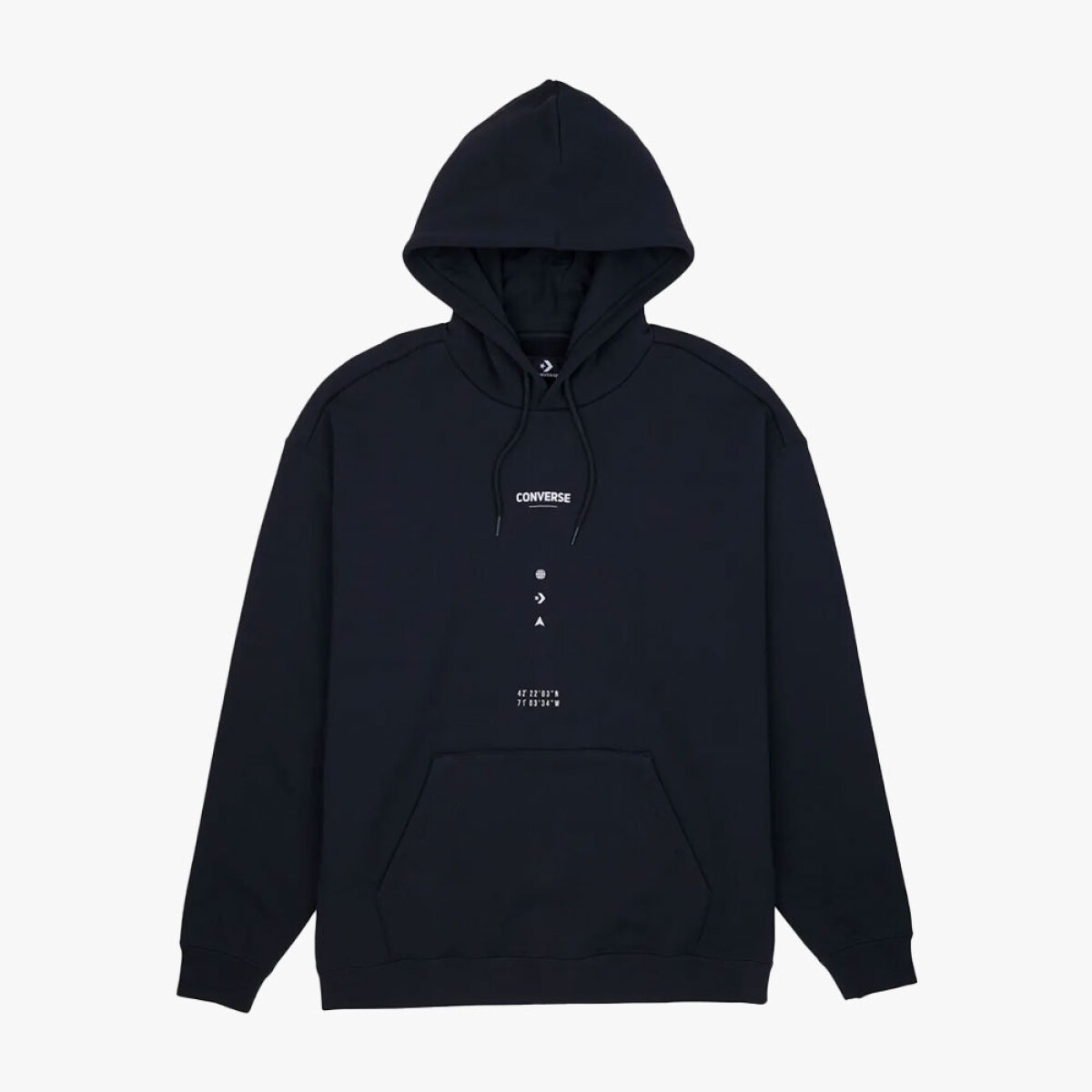 WORDMARK GRAPHIC HOODIE CONVERSE BLACK - BLACK 